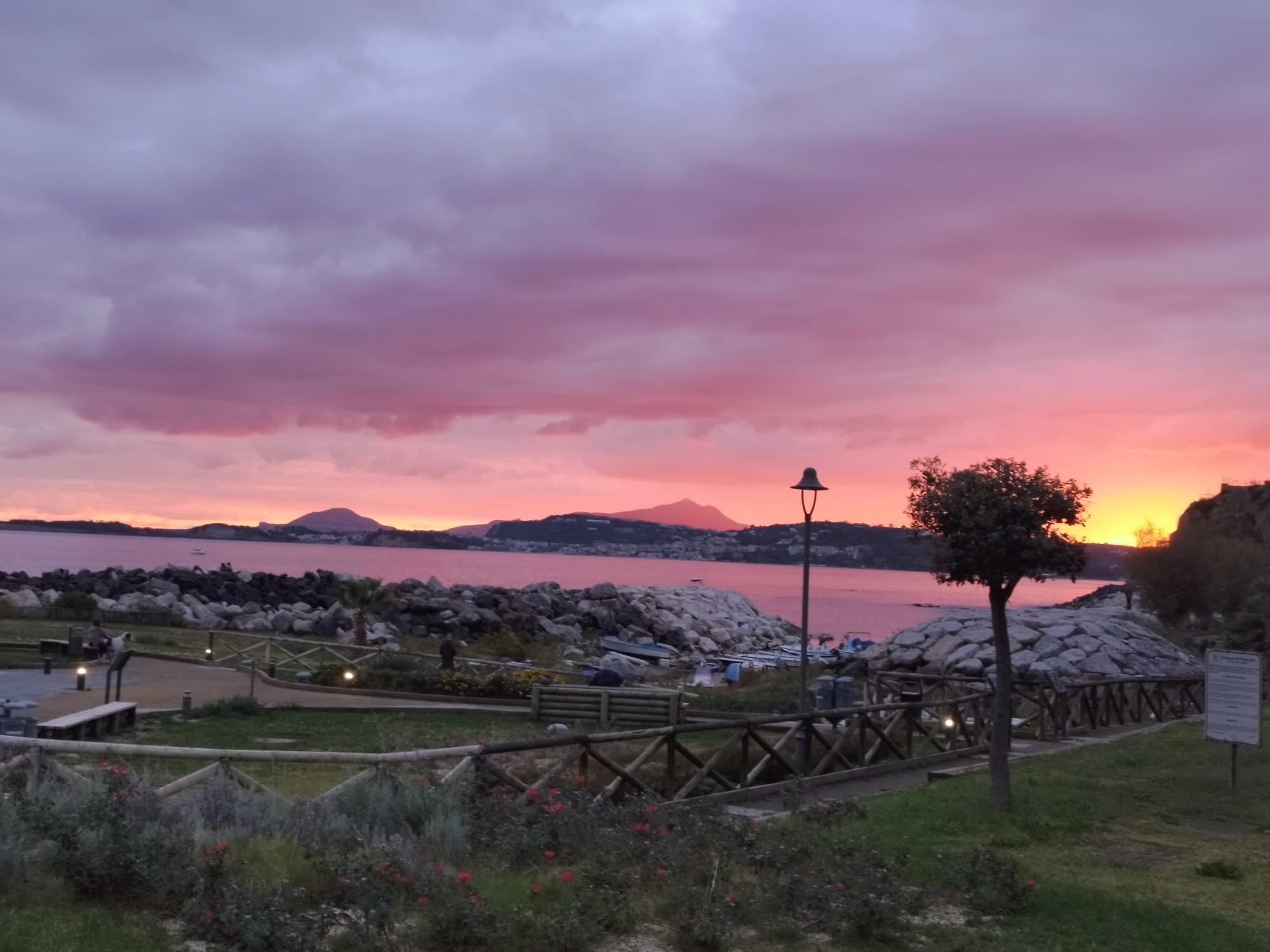 Tramonto sul Golfo di Pozzuoli